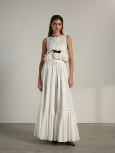 The Almeria Top in Eggshell
