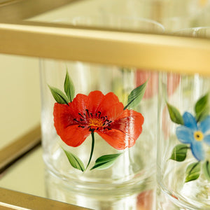 Poppy Crystal Tumbler