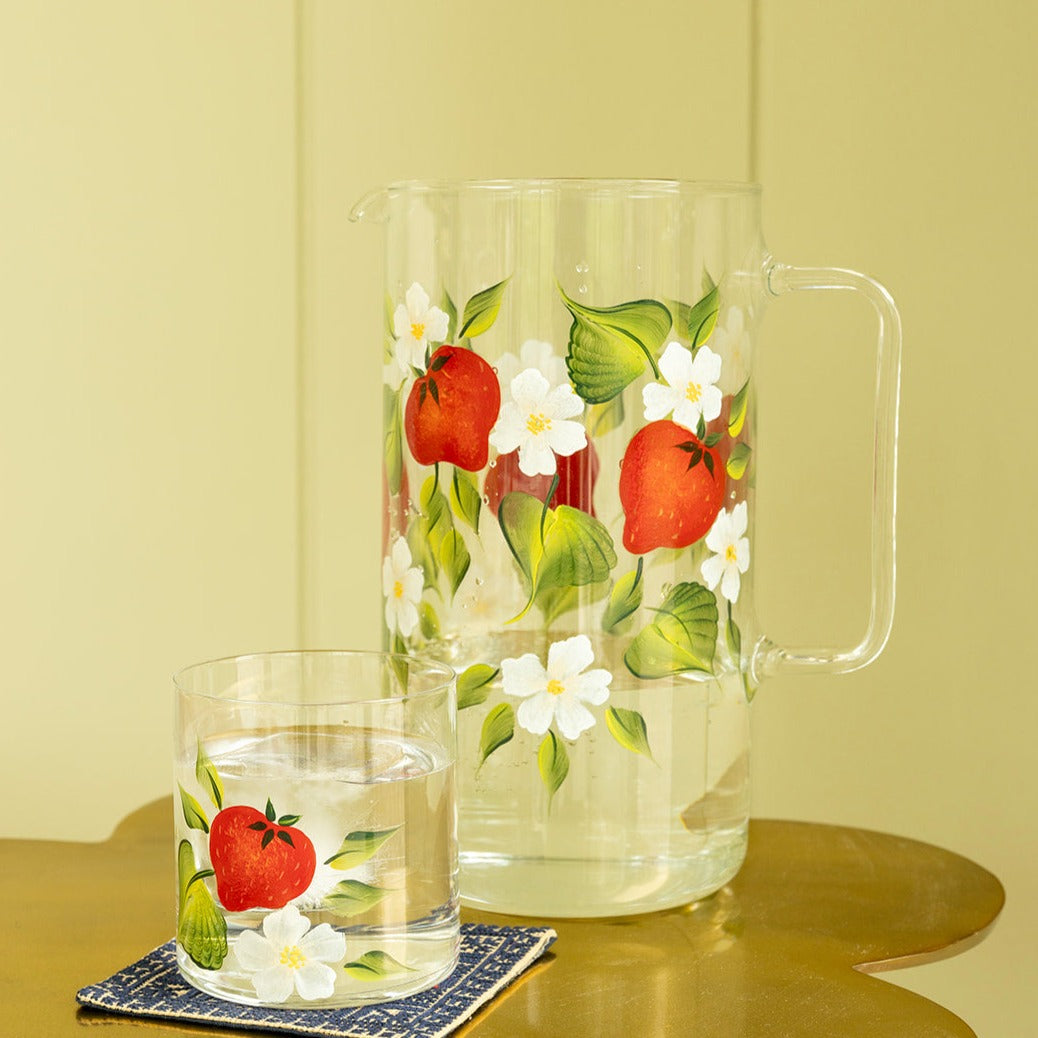 Strawberry Crystal Tumbler