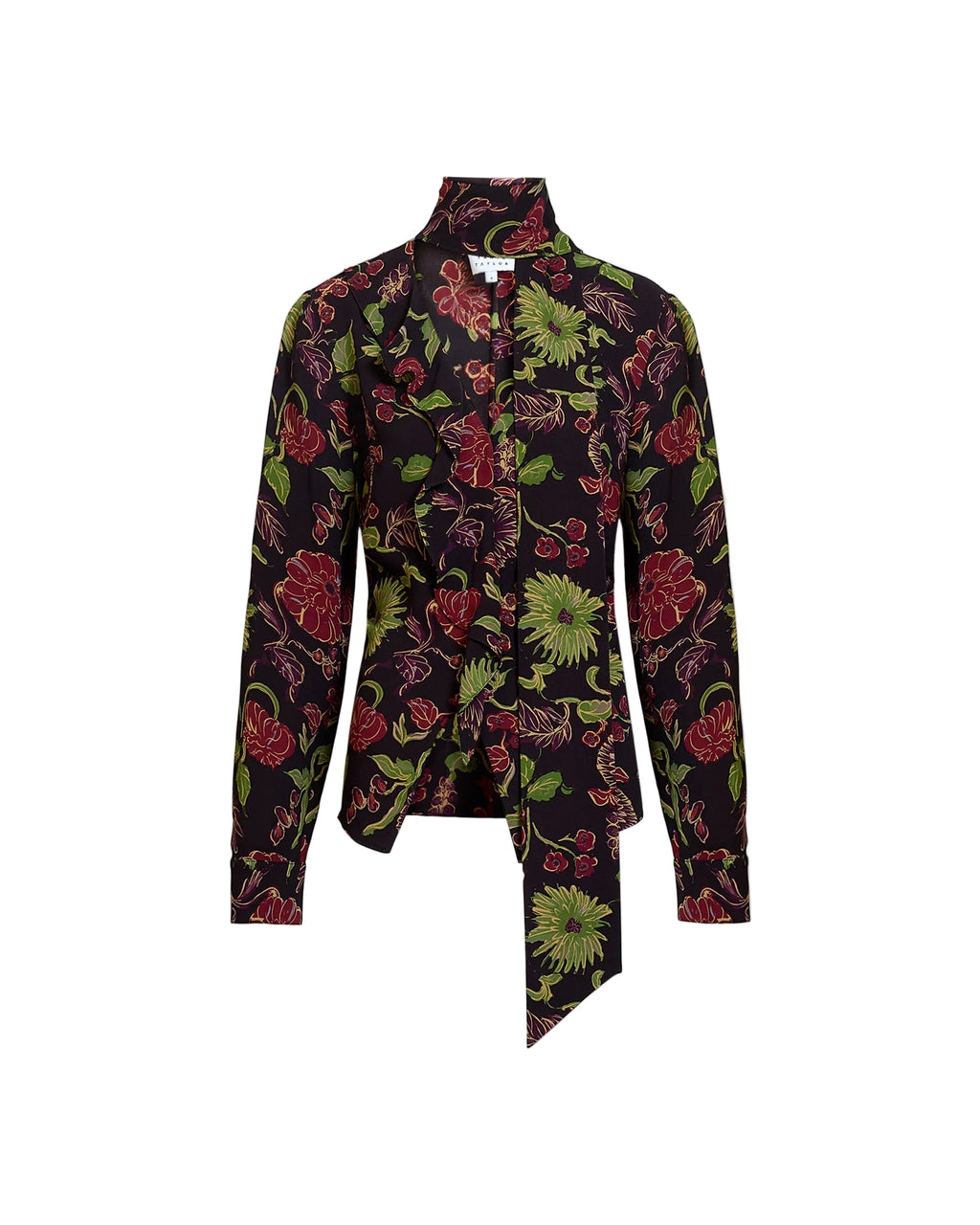Amelia Top in Dark Fig Floral