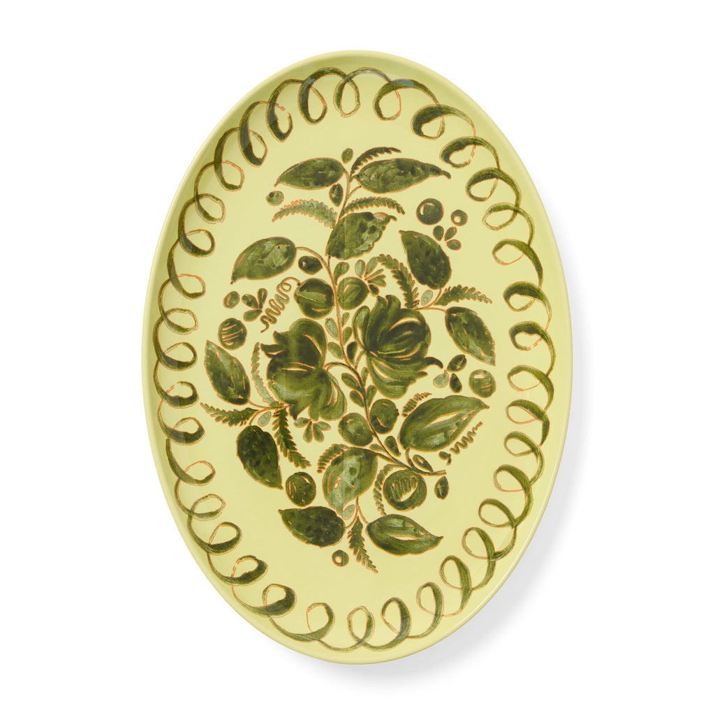 Amalfi Ceramic Oval Tray