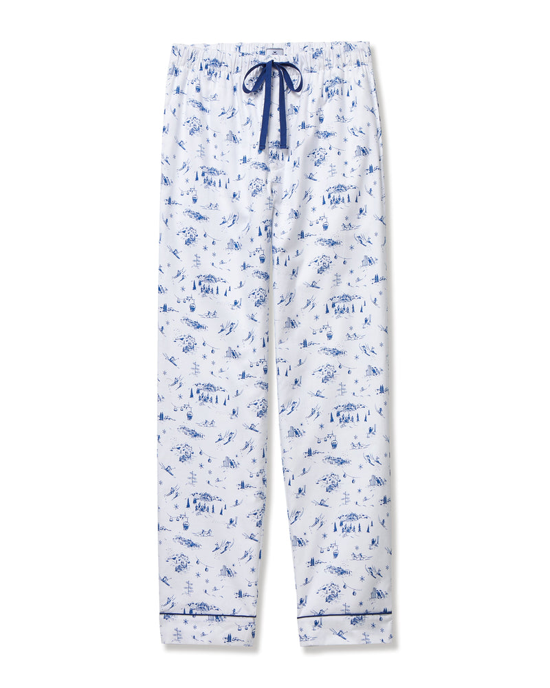 Men’s Twill Pajama Pants in Chalet Toile