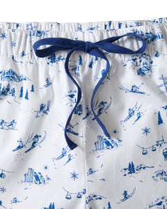 Men’s Twill Pajama Pants in Chalet Toile