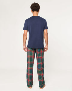 Men’s Brushed Twill Pajama Pants in Kensington Tartan