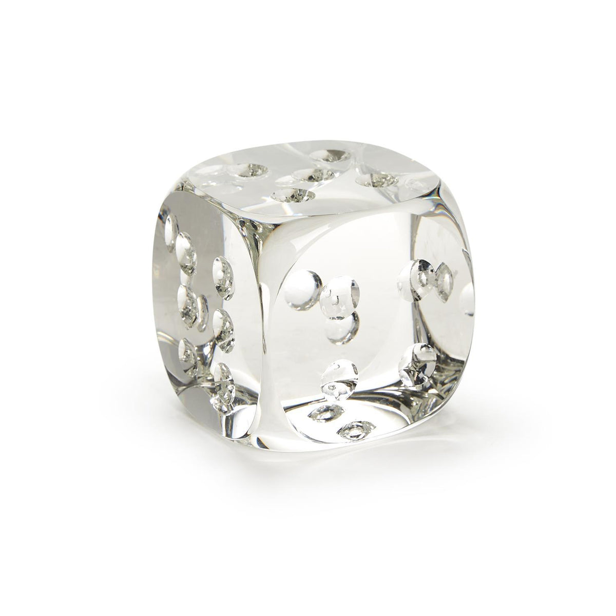 Crystal Dice Paperweight & Sculpture
