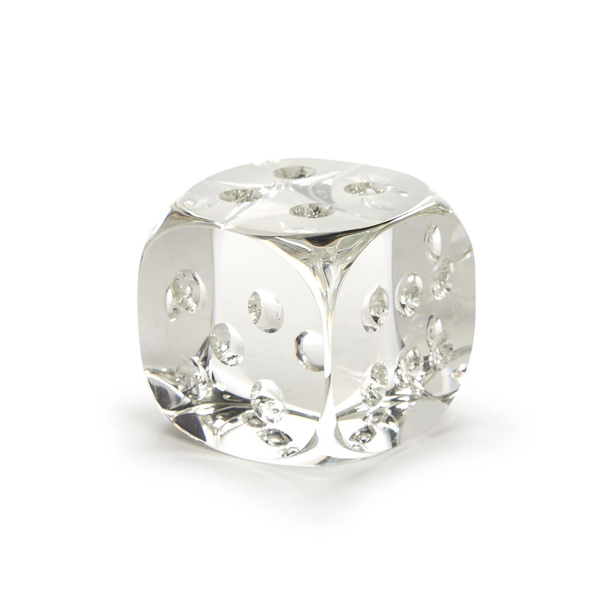 Crystal Dice Paperweight & Sculpture
