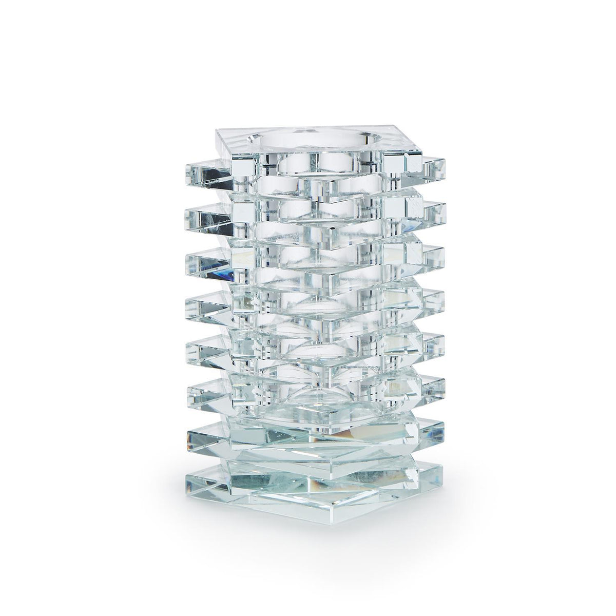 Crystal Pillar Candle Holder
