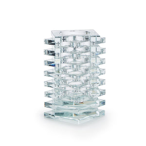 Crystal Pillar Candle Holder
