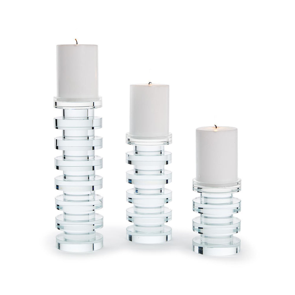 Crystal Candle Holder, Set of 3
