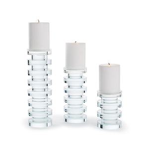 Crystal Candle Holder, Set of 3