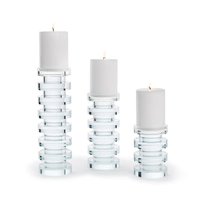 Crystal Candle Holder, Set of 3