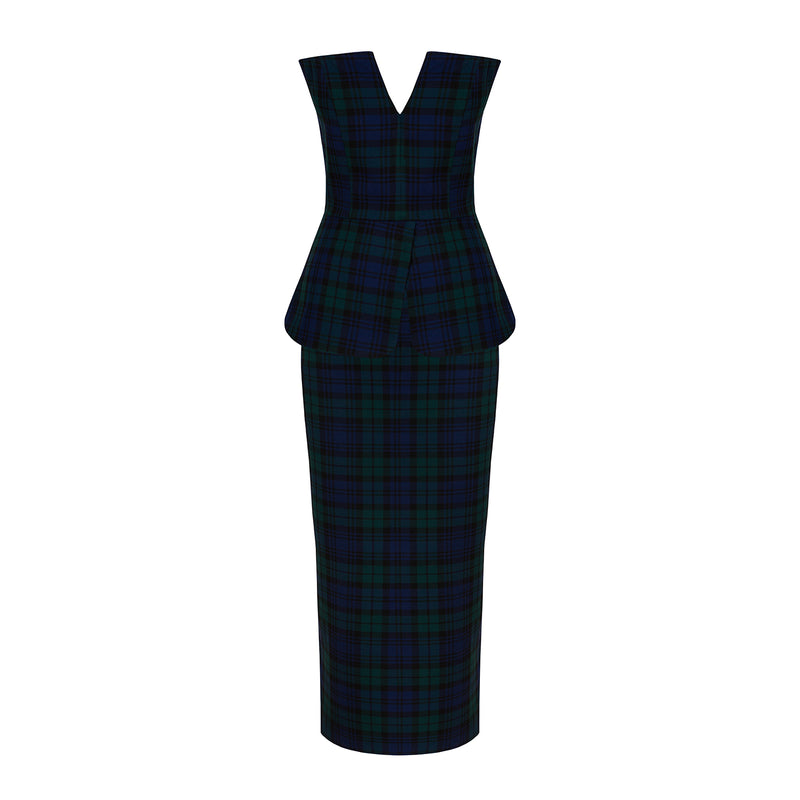 Holiday Aria Set in Navy & Green