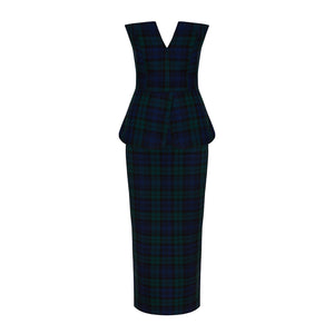 Holiday Aria Set in Navy & Green