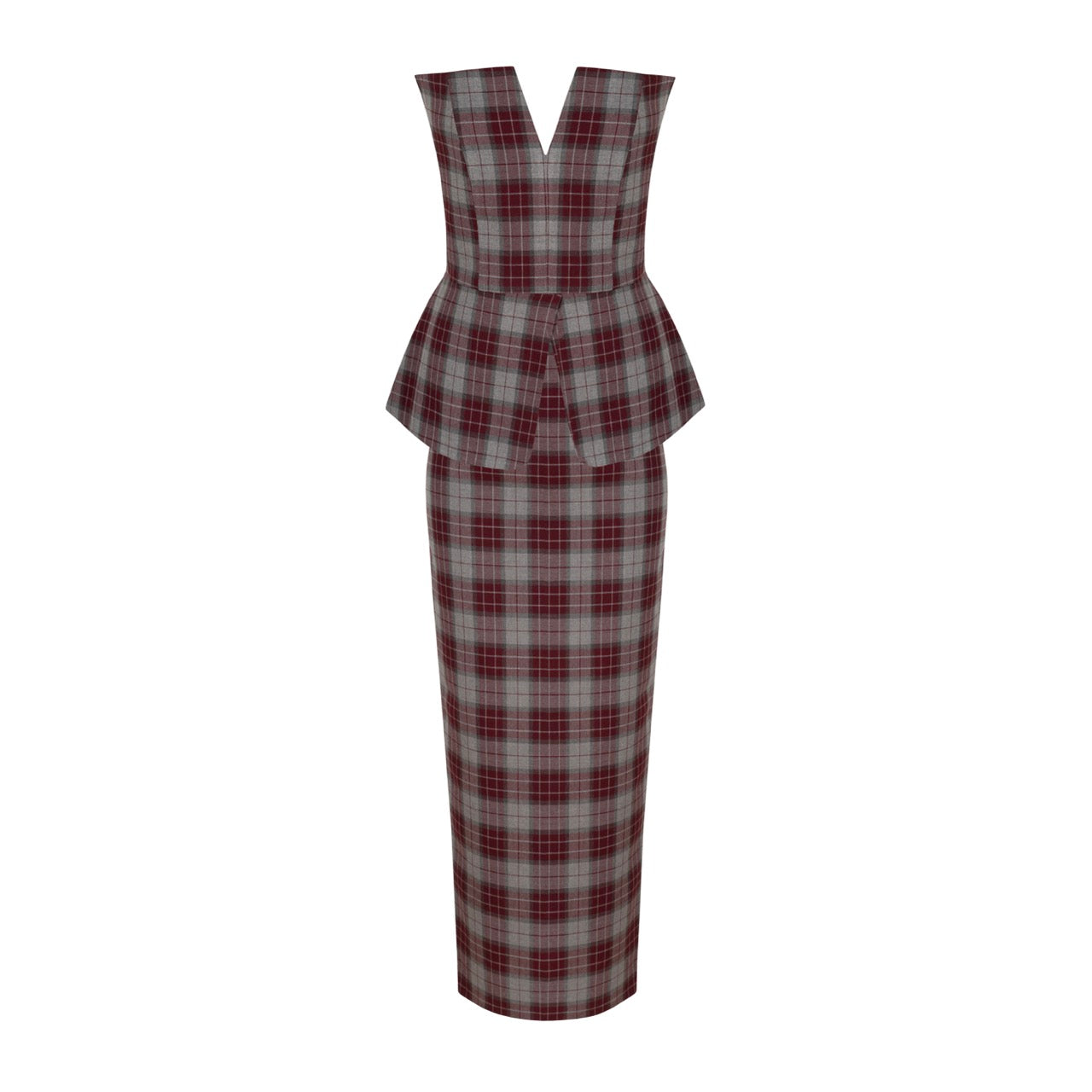 Aria Set in Beige & Burgundy