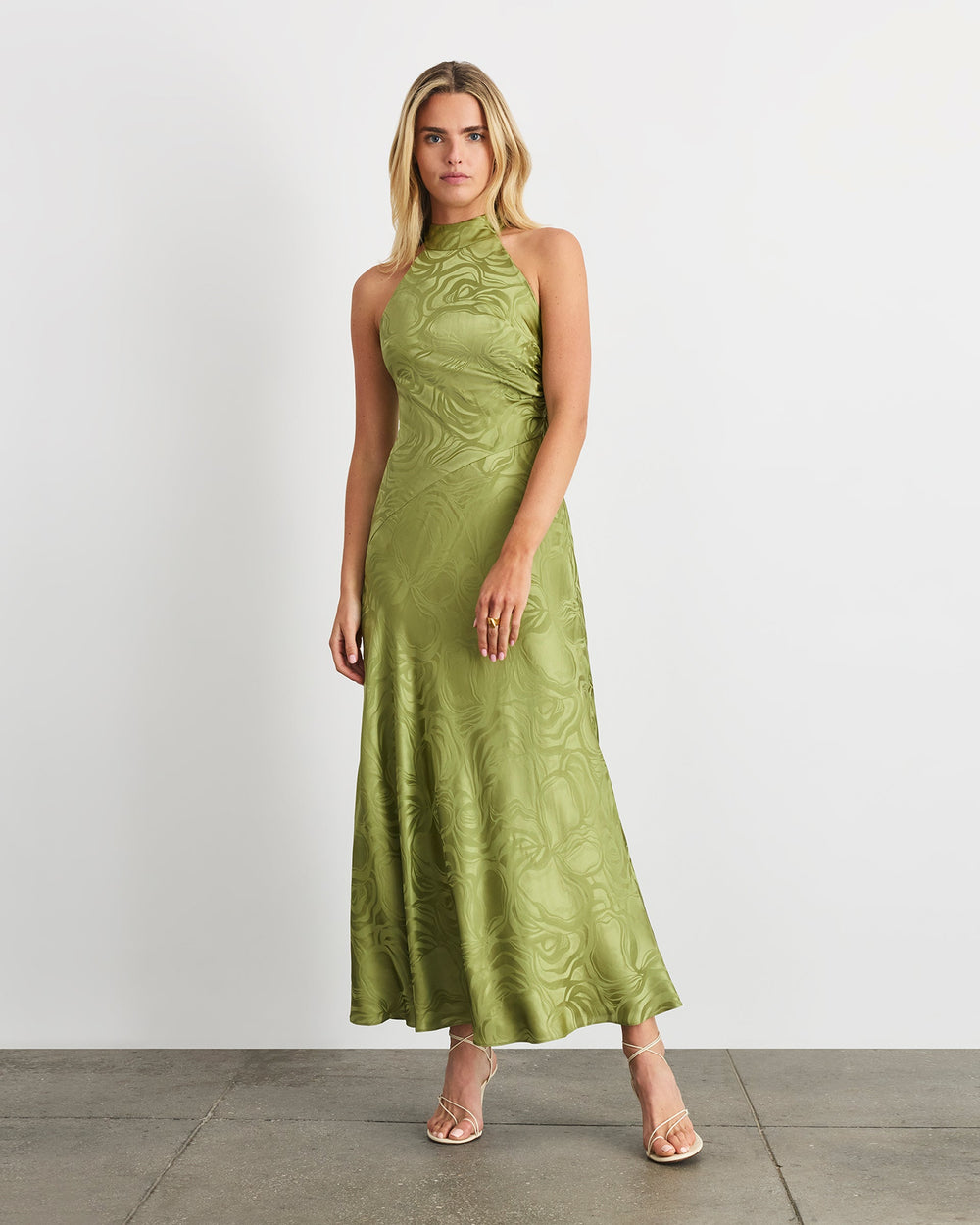Anais Dress in Artichoke