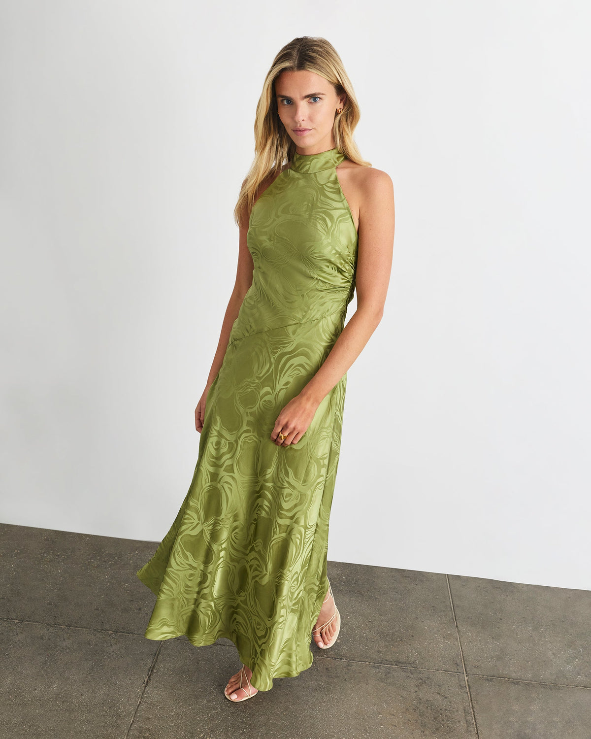 Anais Dress in Artichoke