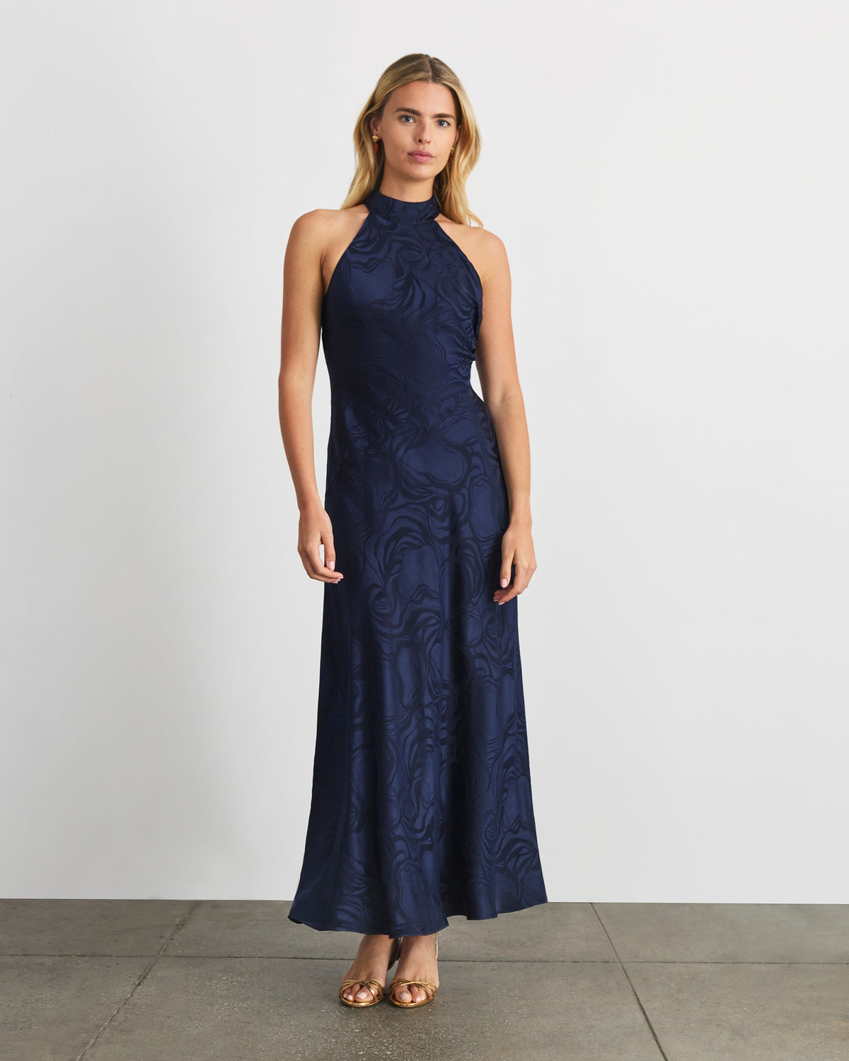 Anais Dress in Maritime Blue