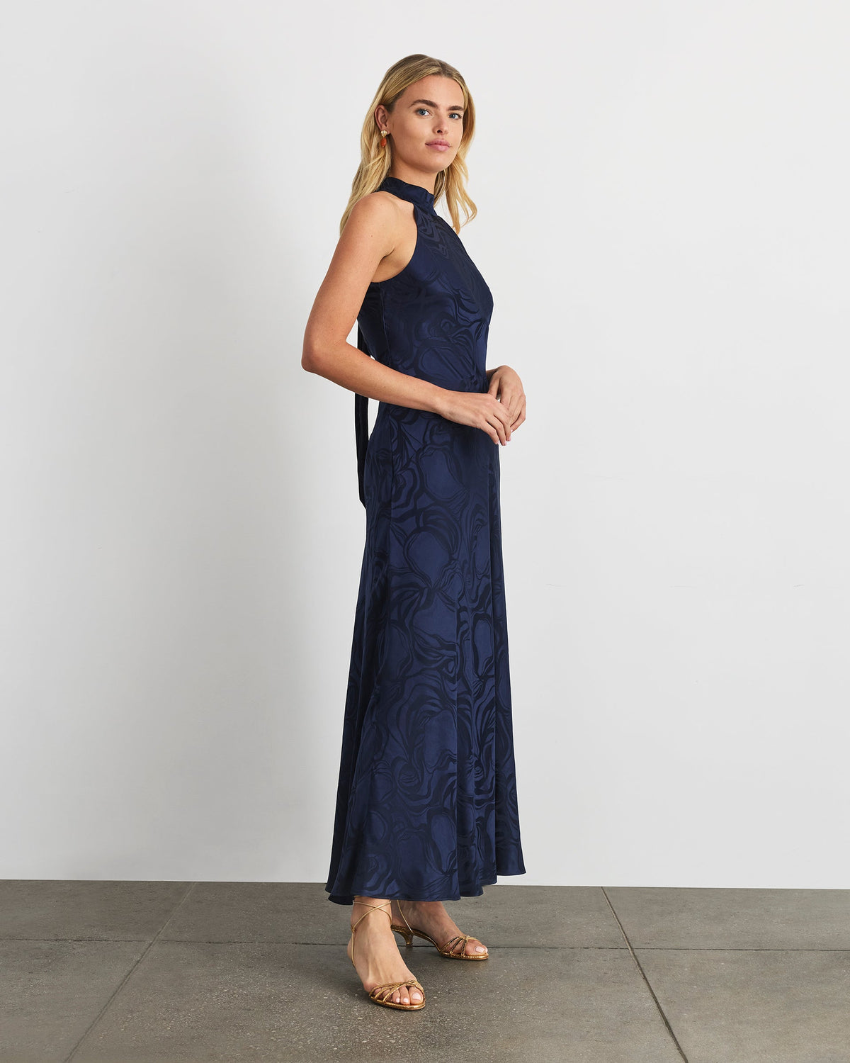Anais Dress in Maritime Blue