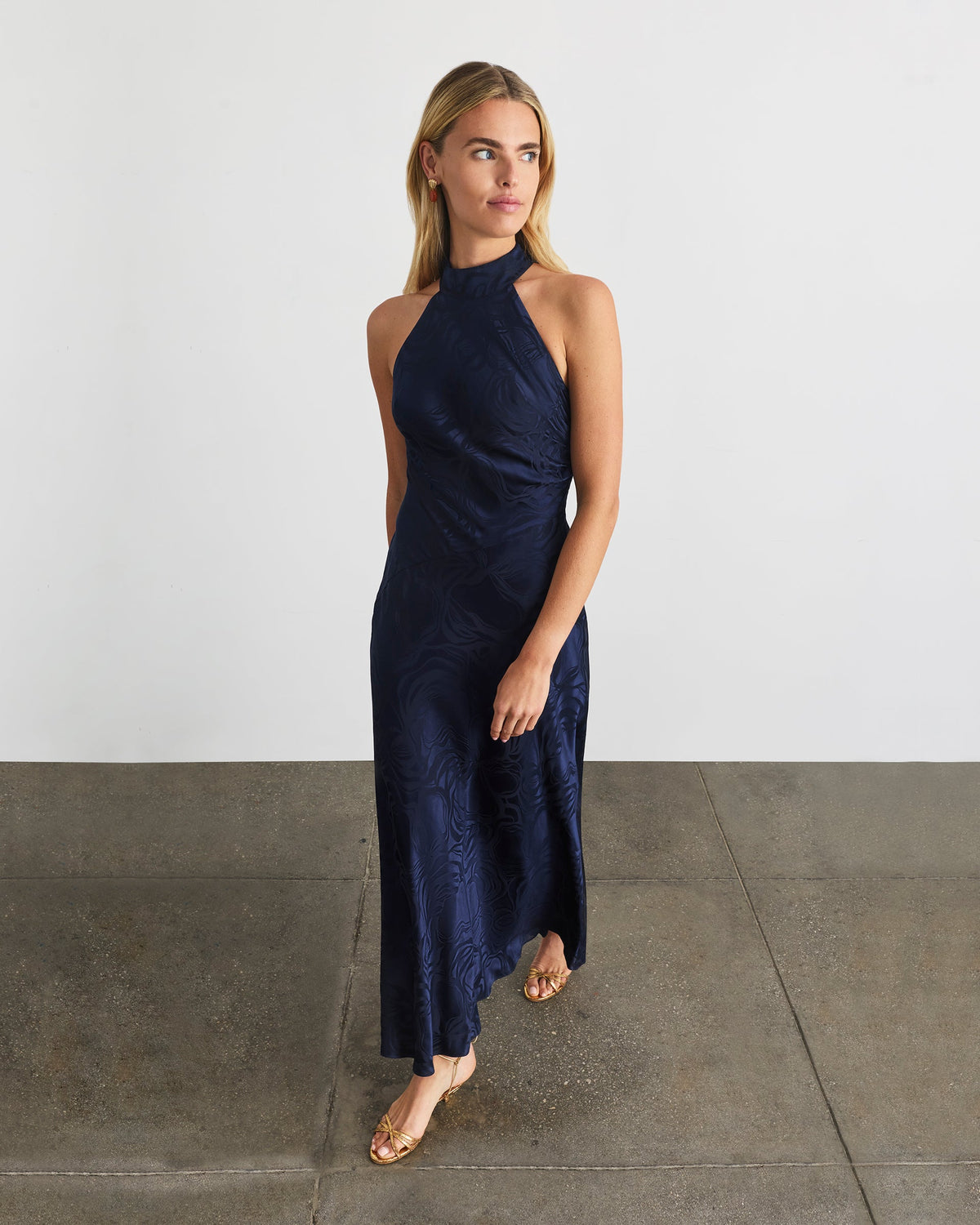 Anais Dress in Maritime Blue