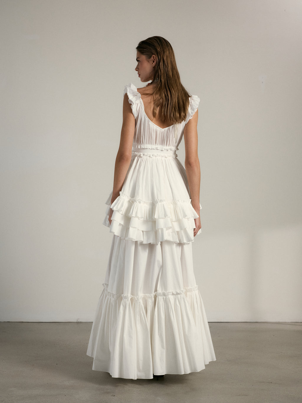 The Andalusia Dress in White