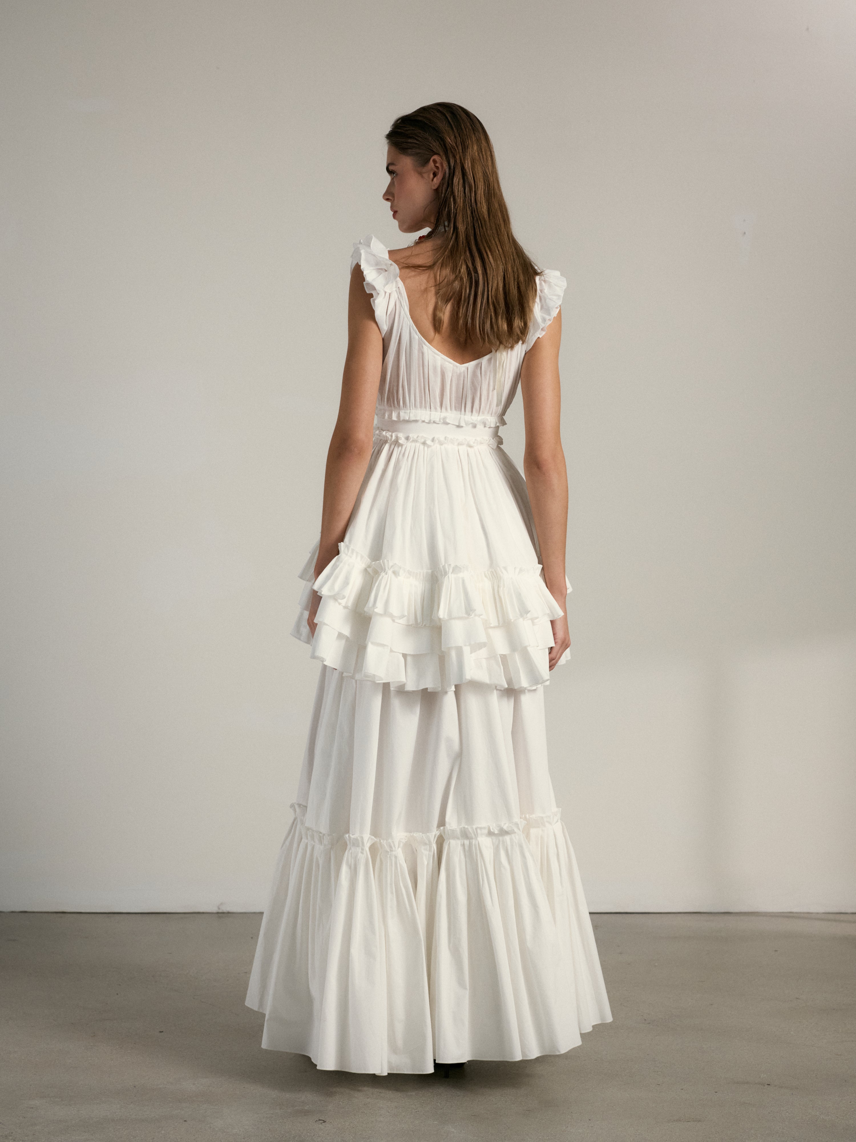 The Andalusia Dress in White