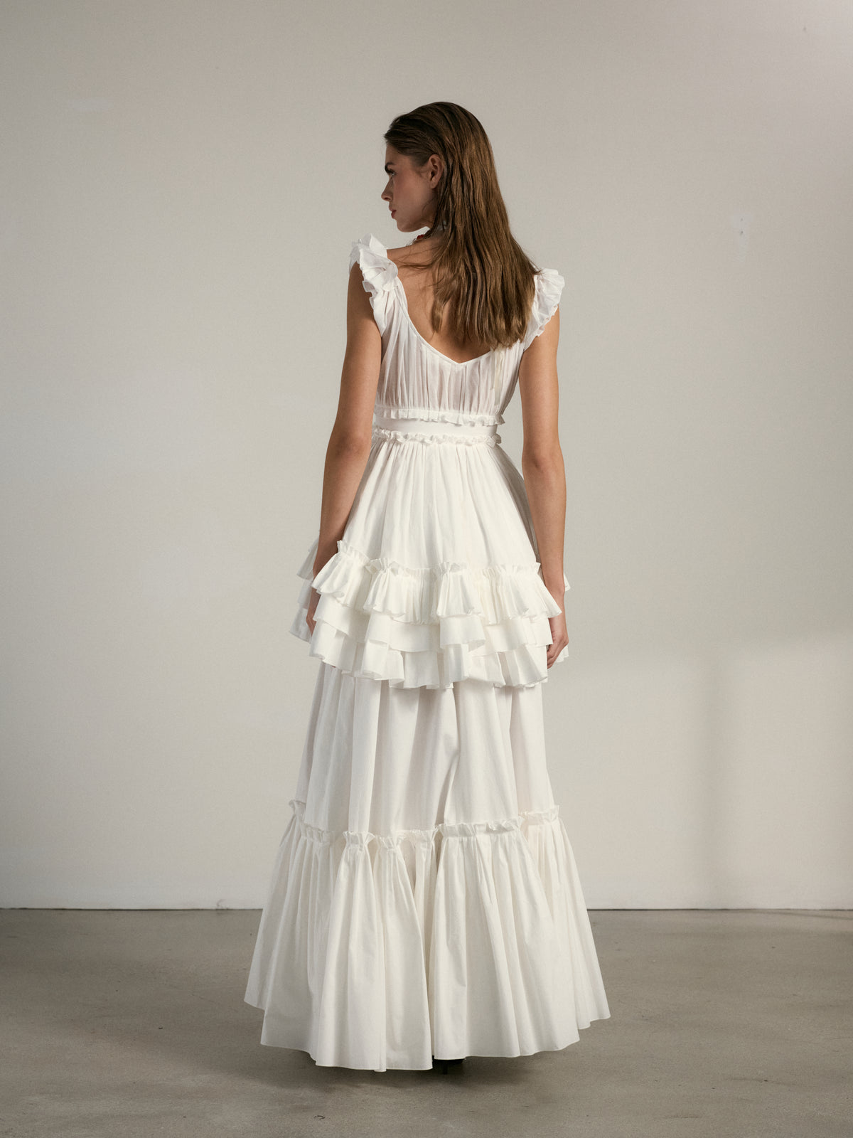 The Andalusia Dress in White