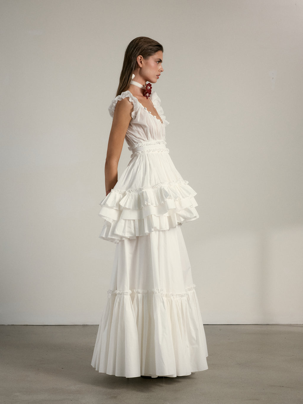 The Andalusia Dress in White