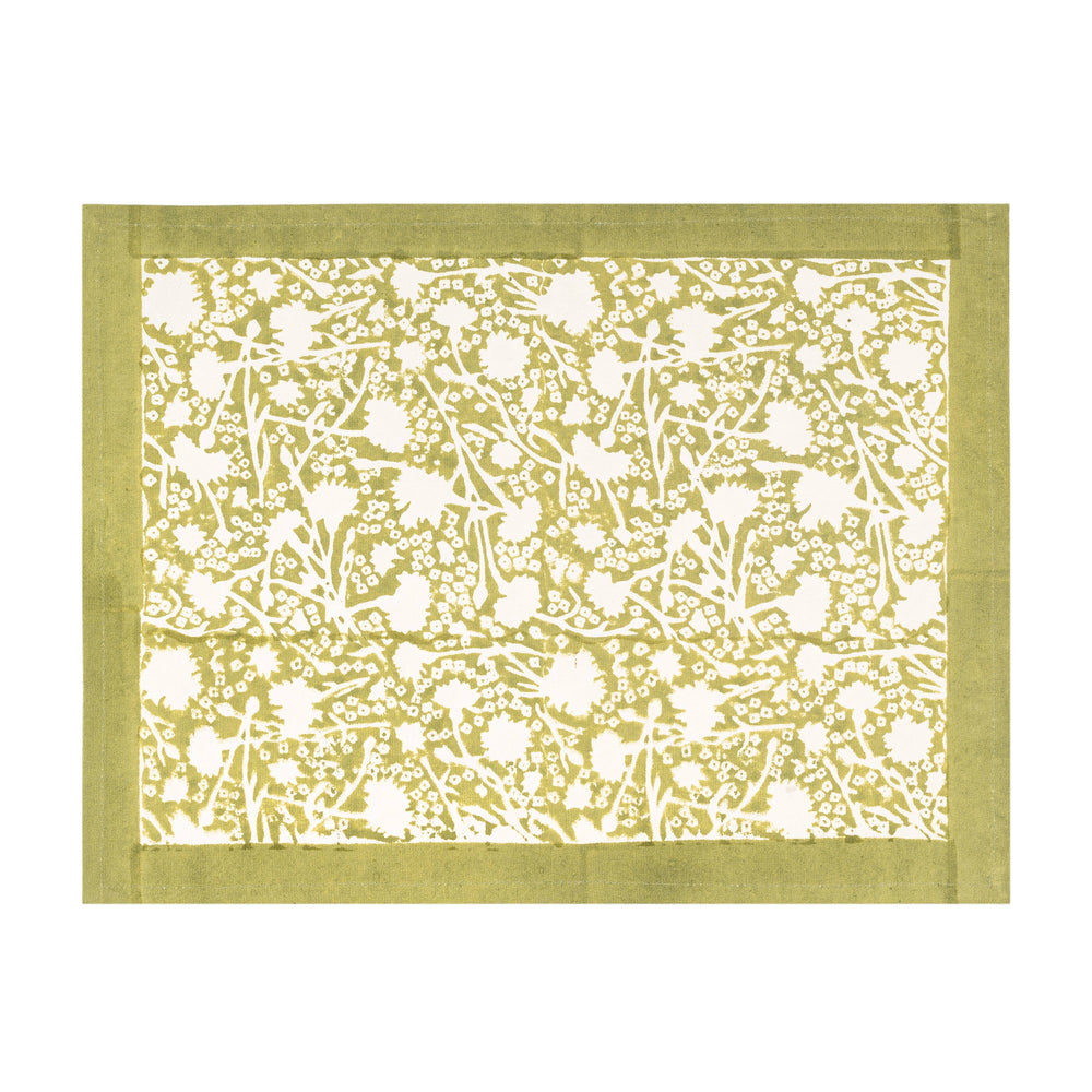 Meadows Placemats Vert, Set of 6