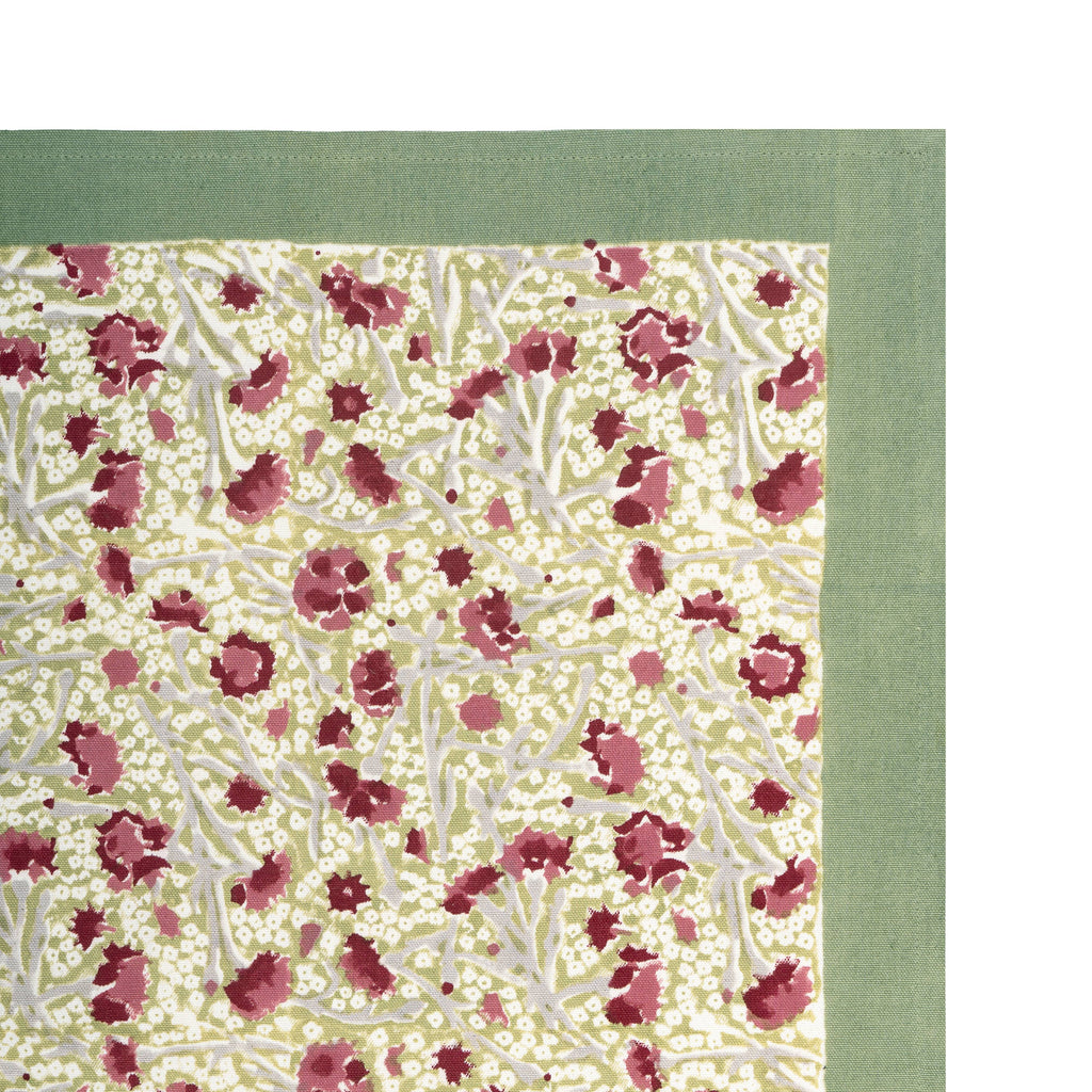 Meadows Tea Towels Red & Green, Set of 3