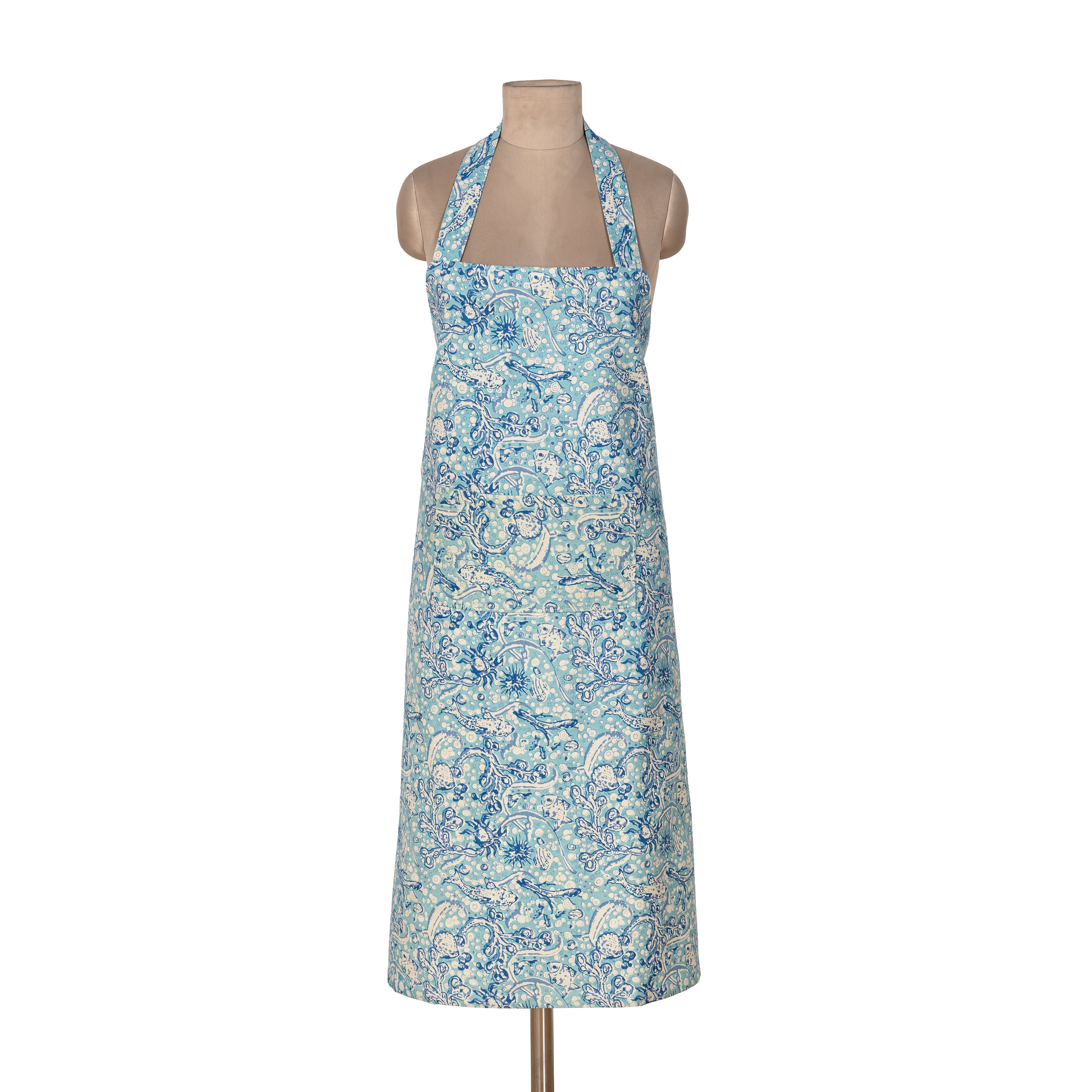 La Mer Apron in Aqua
