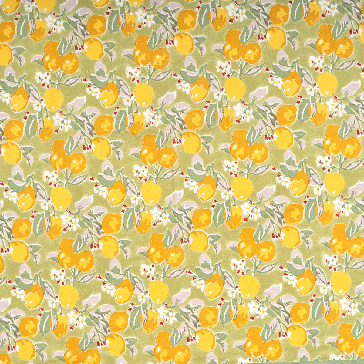 Citron Tablecloth in Vert & Yellow