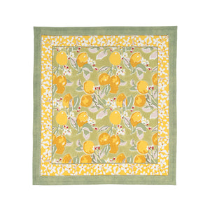 Citron Napkins in Vert & Yellow, Set of 6