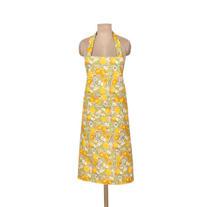 Citron Apron in Vert & Yellow