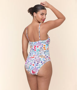 The Amalfi One Piece in Botanical Floral