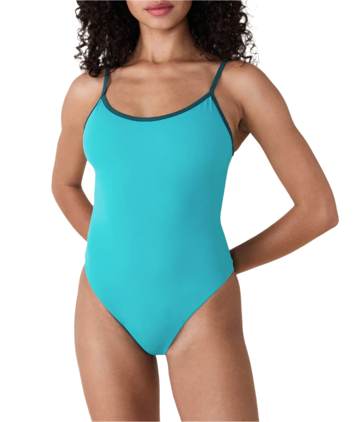 The Bells One Piece in Cyan