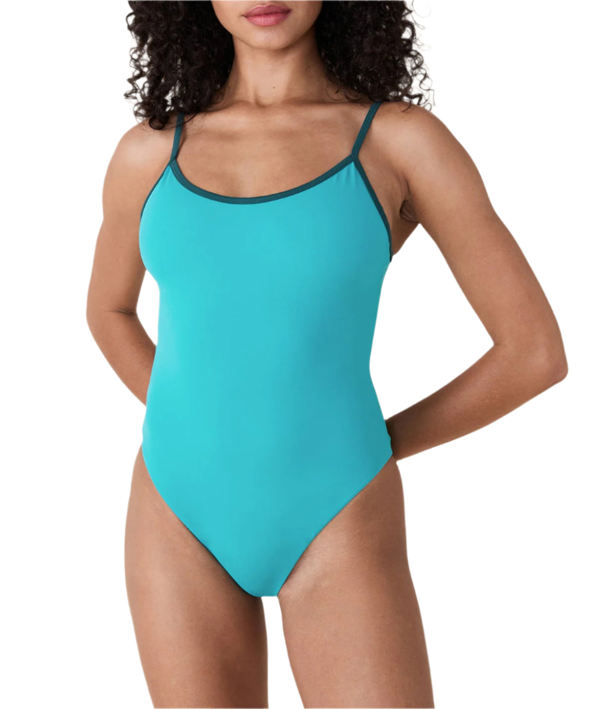 The Bells One Piece in Cyan