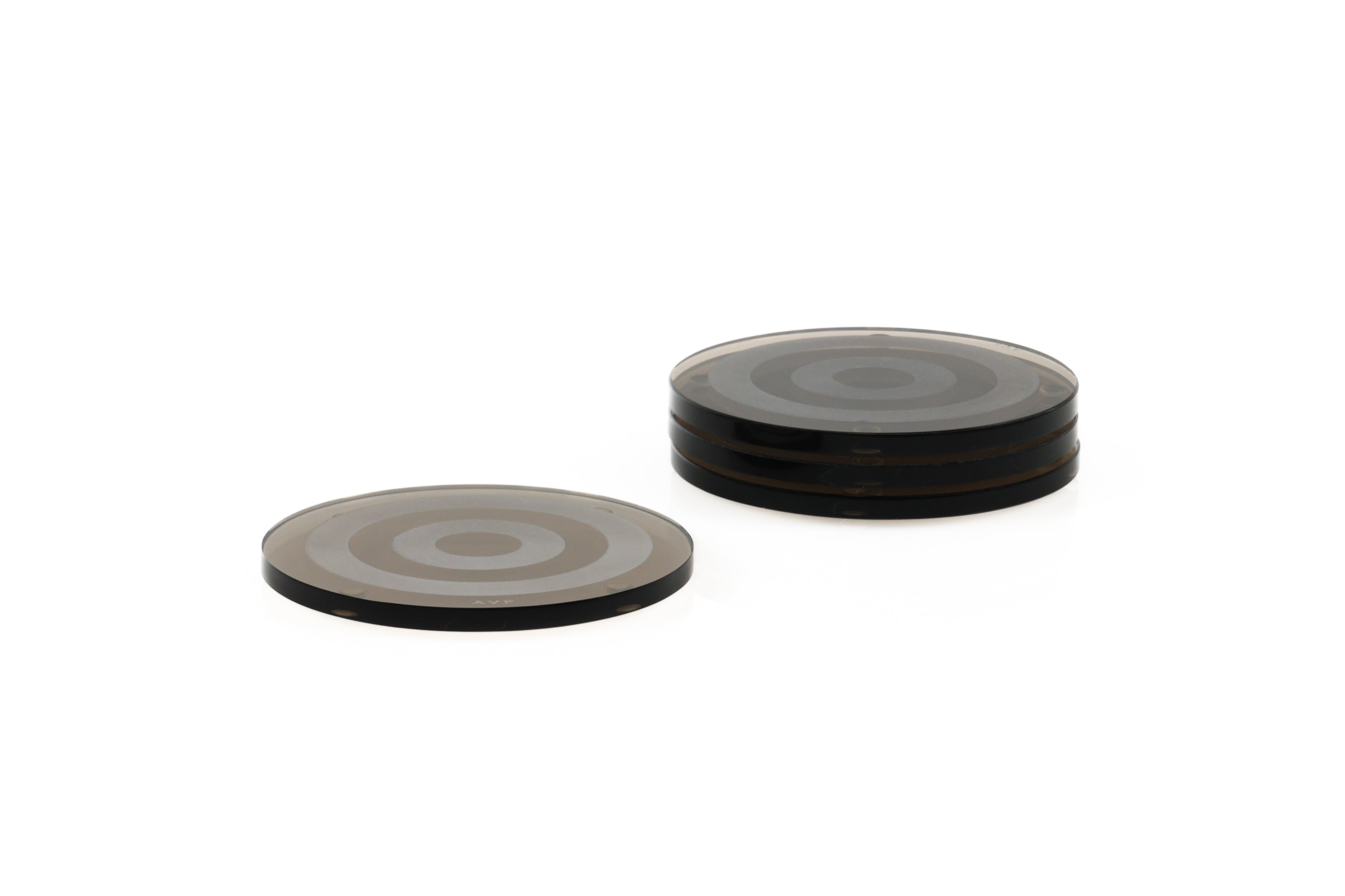 Bullseye Coaster Set in Bronze