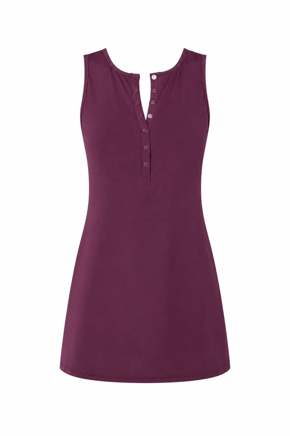 The Malibu Swim Dress Eco Nylon in Sundried Violet Classic