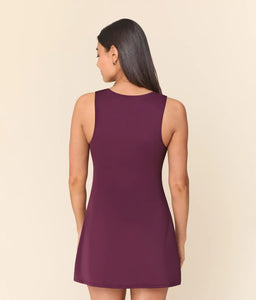 The Malibu Swim Dress - Eco Nylon - Sundried Violet