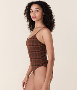 The Amalfi One Piece in Sierra Plaid