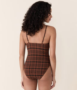 The Amalfi One Piece in Sierra Plaid