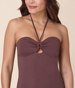 The Zoe One Piece in Mink
