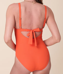 The Honolulu One Piece in Vermillion