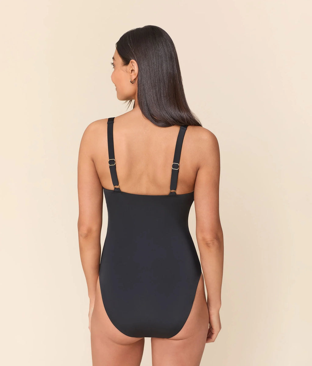 The Devon One Piece - Black
