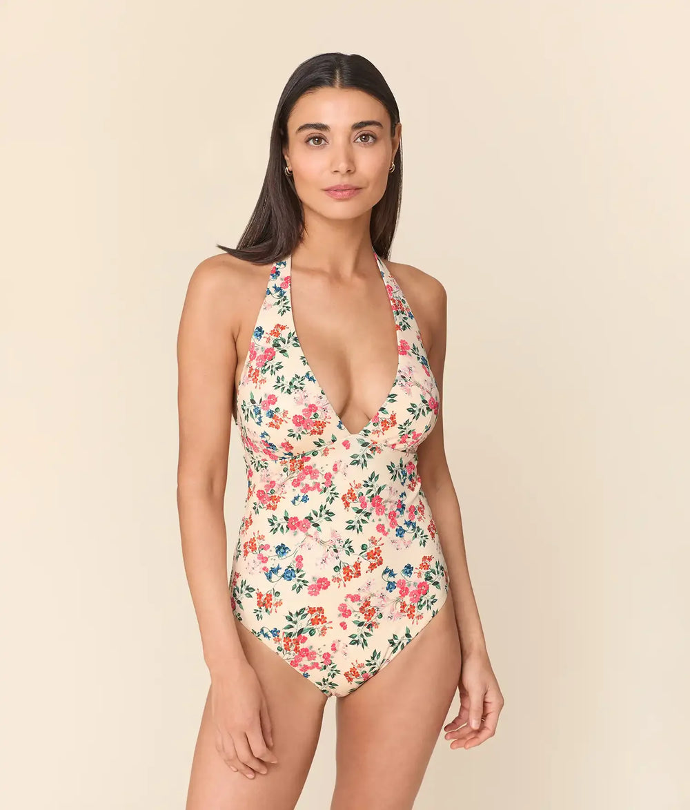 The Majorca One Piece - Eco Nylon - Riviera Floral