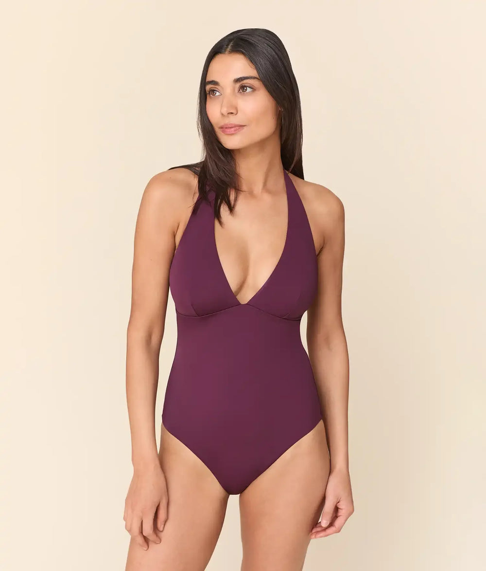 The Majorca One Piece - Eco Nylon - Sundried Violet