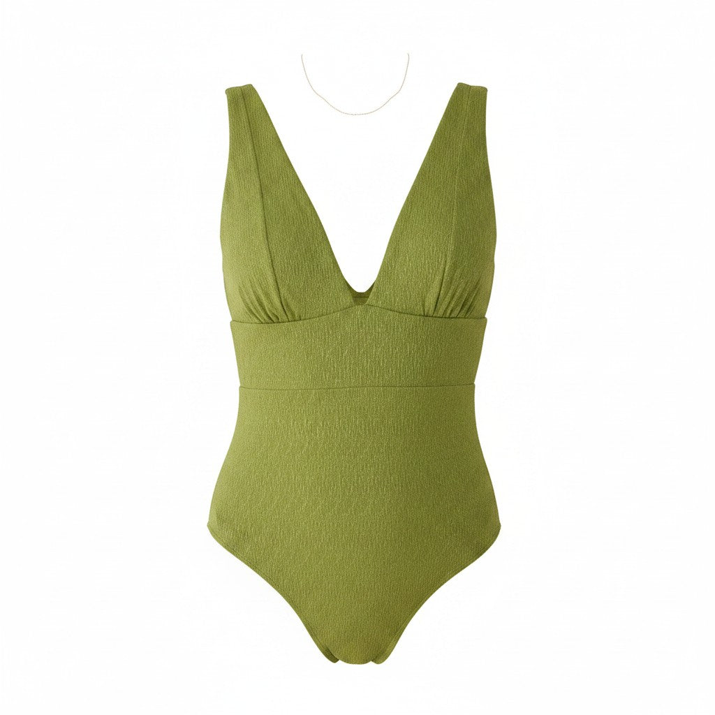The Mykonos One-Piece in Shimmer Cactus Classic
