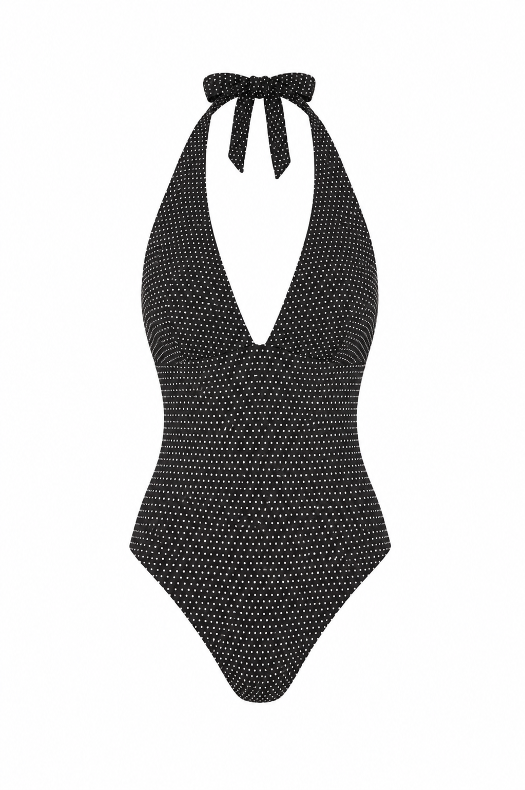 The Majorca One-Piece Polka Dot in Black Dot Classic