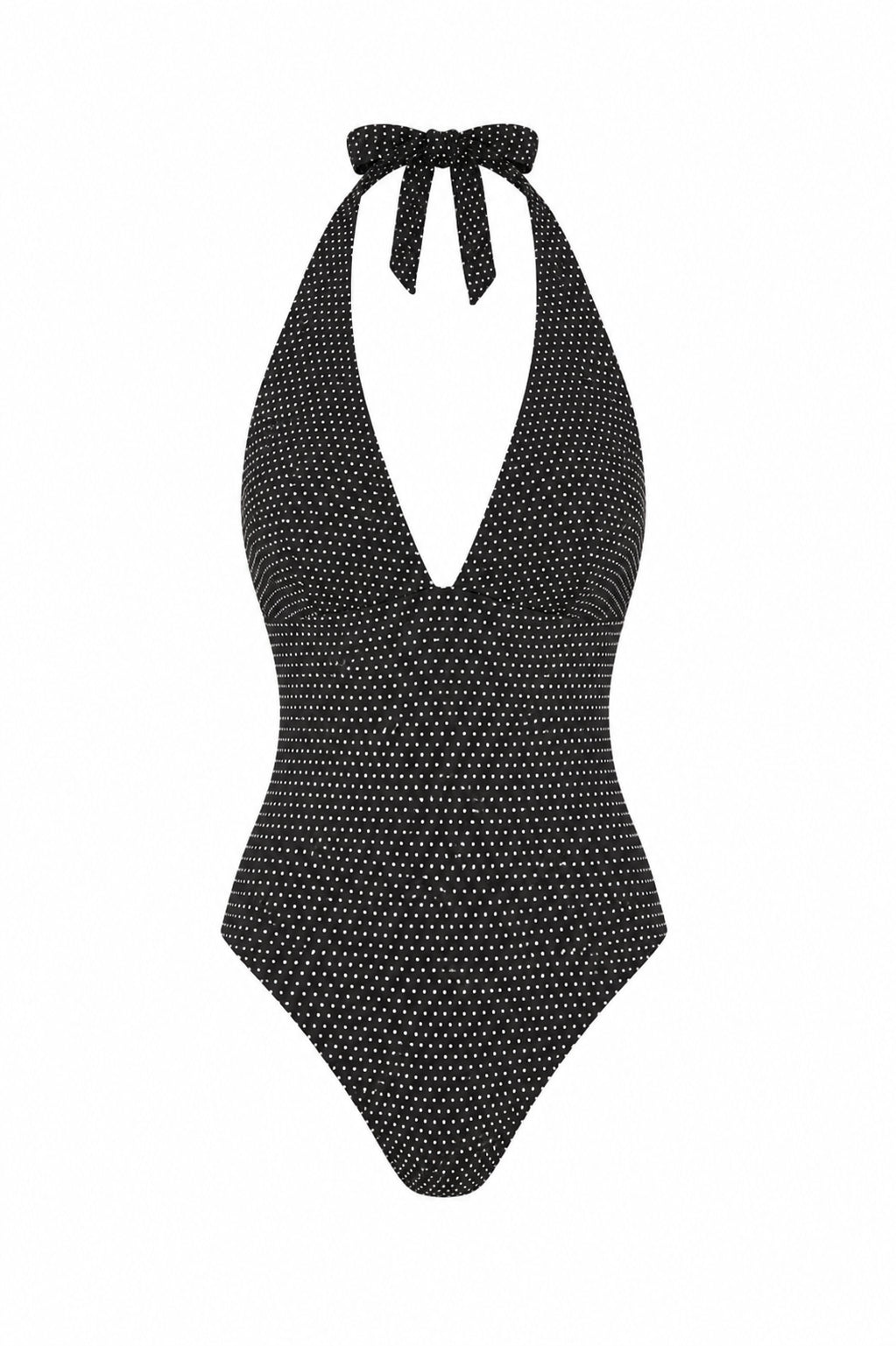 The Majorca One-Piece Polka Dot in Black Dot Classic