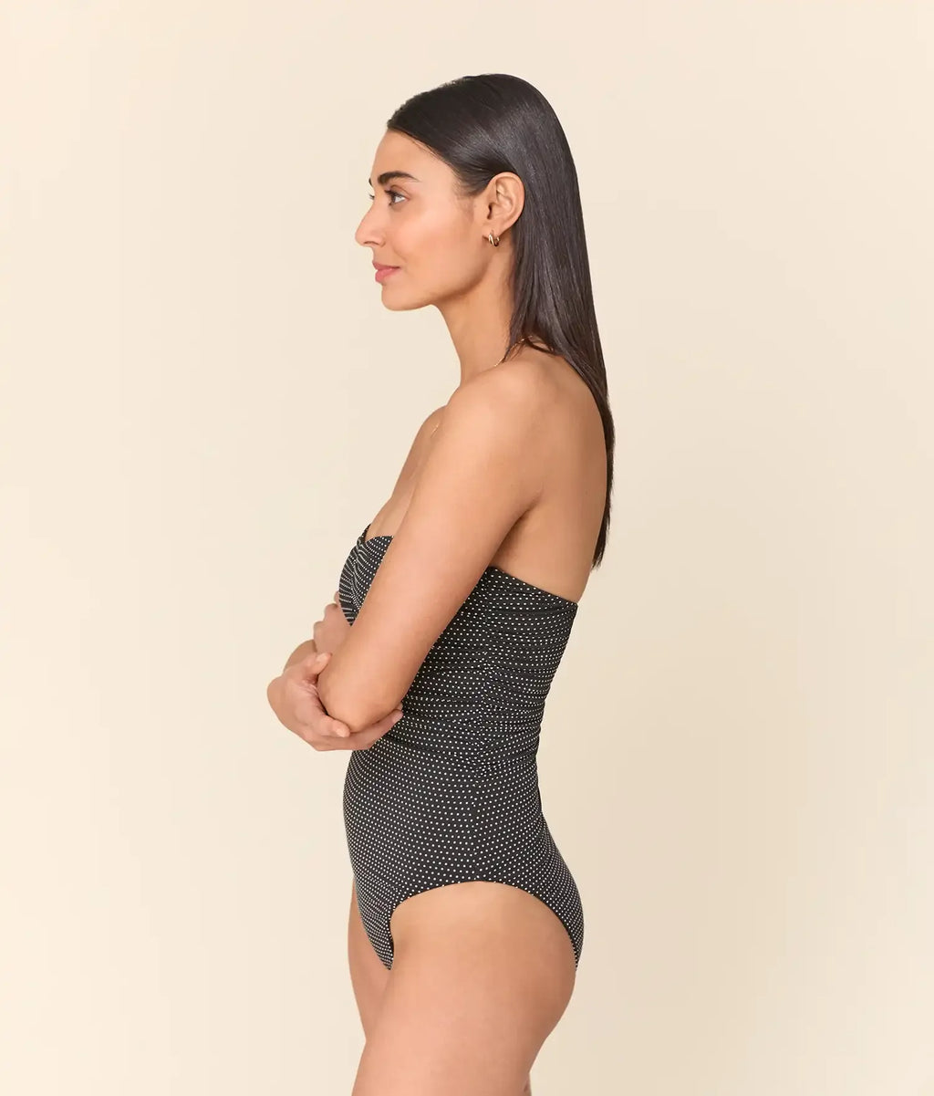 The Pana One Piece - Polka Dot - Black Dot